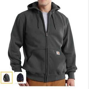 Carhartt MENS Rain Defender Hoodie : 3x Tall Carbon Heather gray